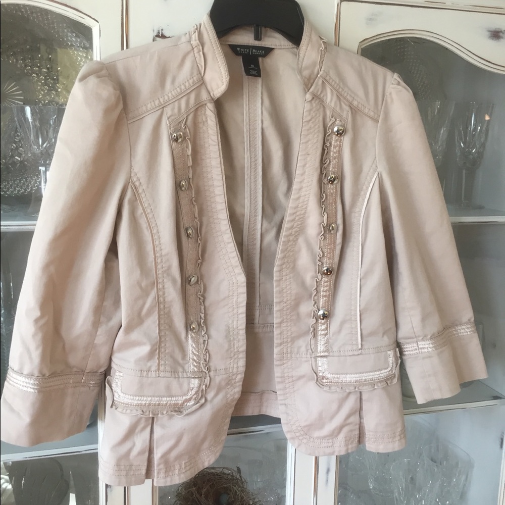 White House Black Market Champagne Jacket